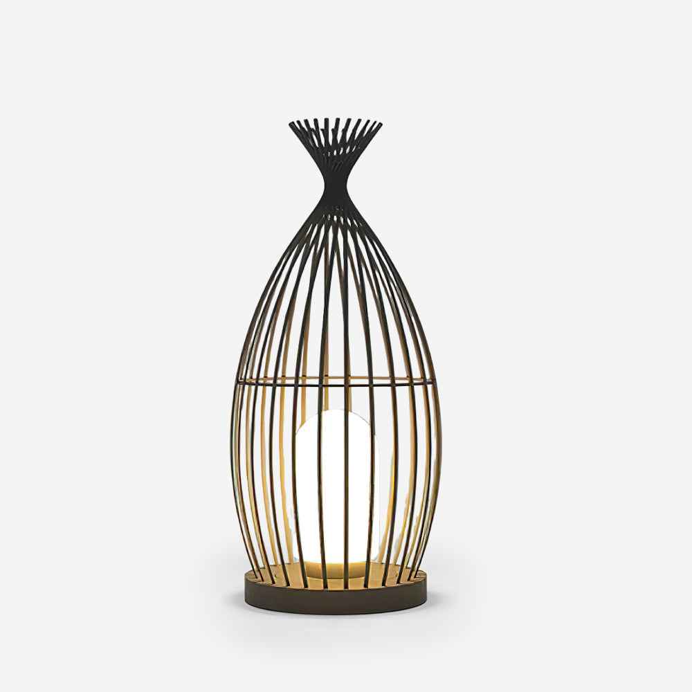 Birdcage Acrylique 20cm Noir LED