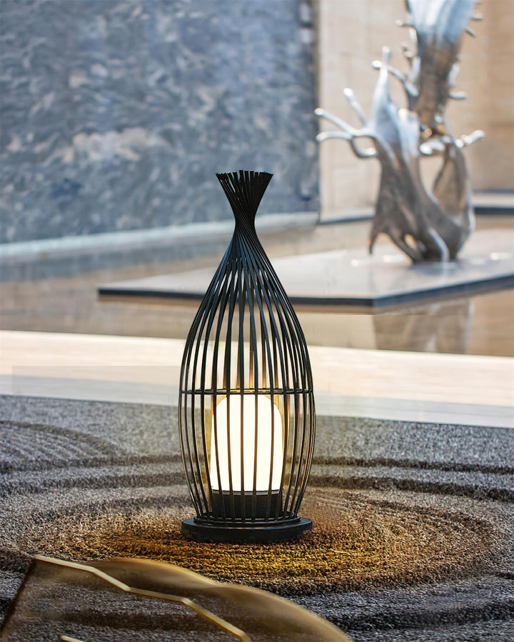 Birdcage Lampe de Poteau Extérieure Cage Industrielle - Neutralighting