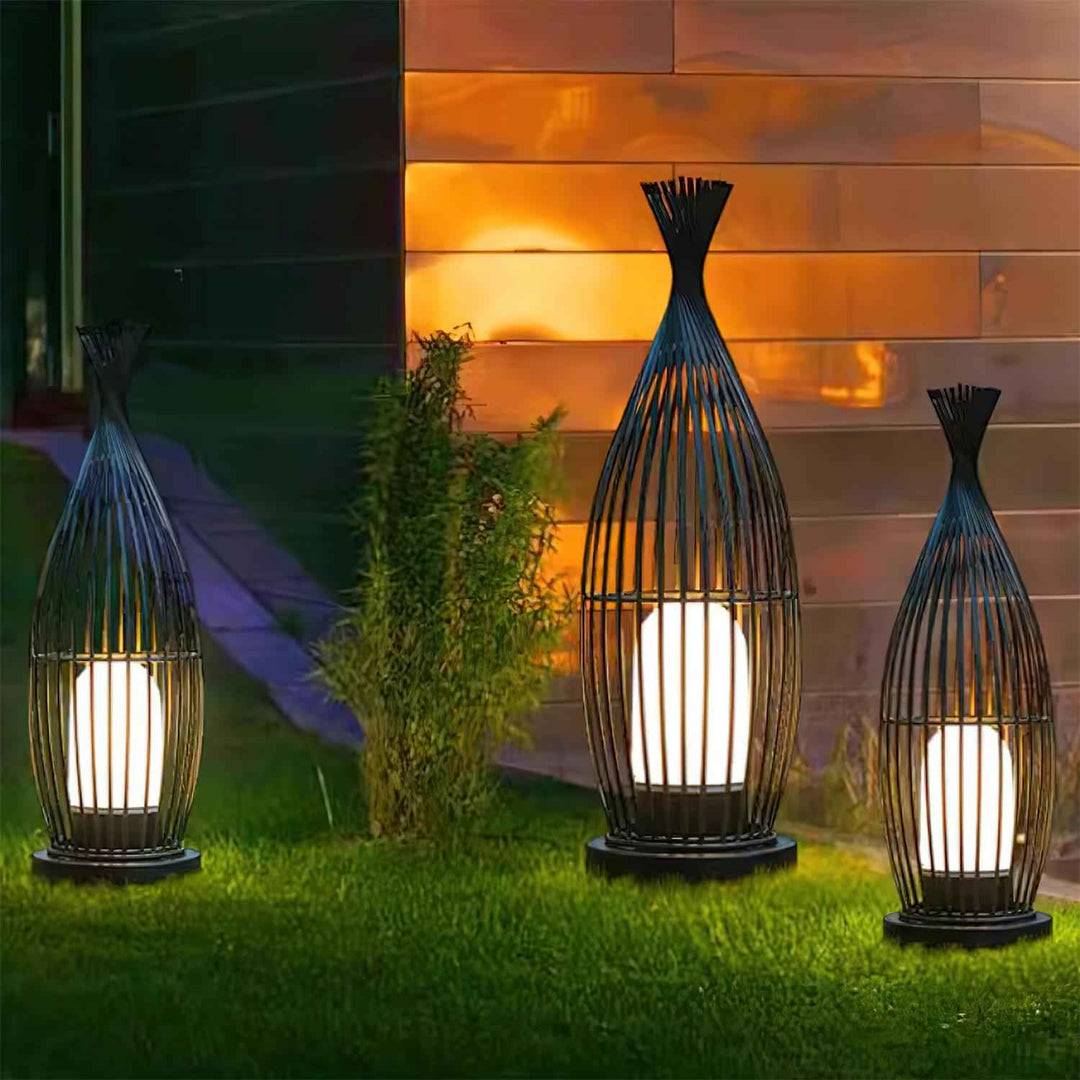 Birdcage Acrylique 20cm Noir LED