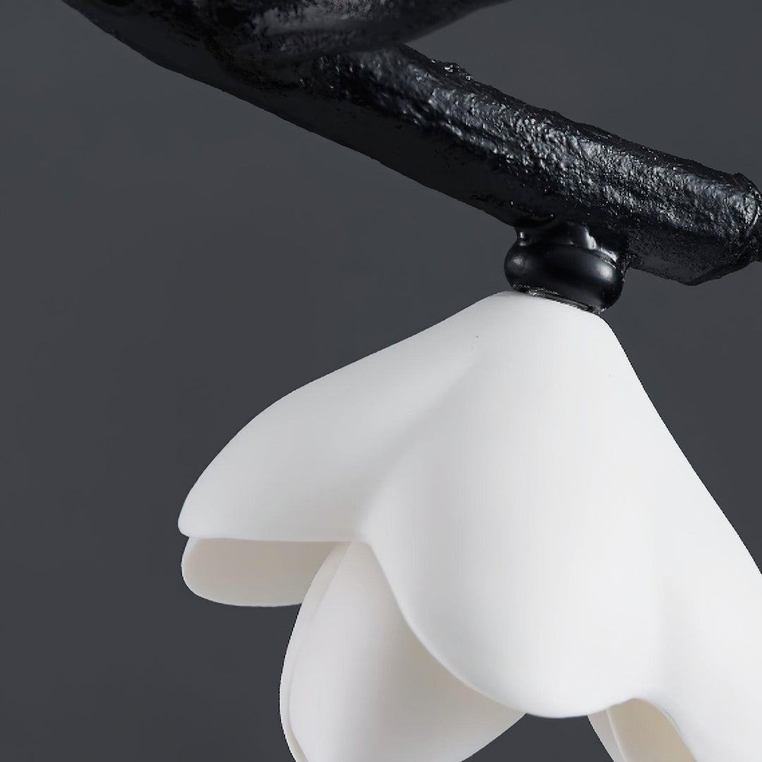 Lustra Suspension Lampe Arbre Noir et Cuivre avec Fruits Sauvages - Neutralighting