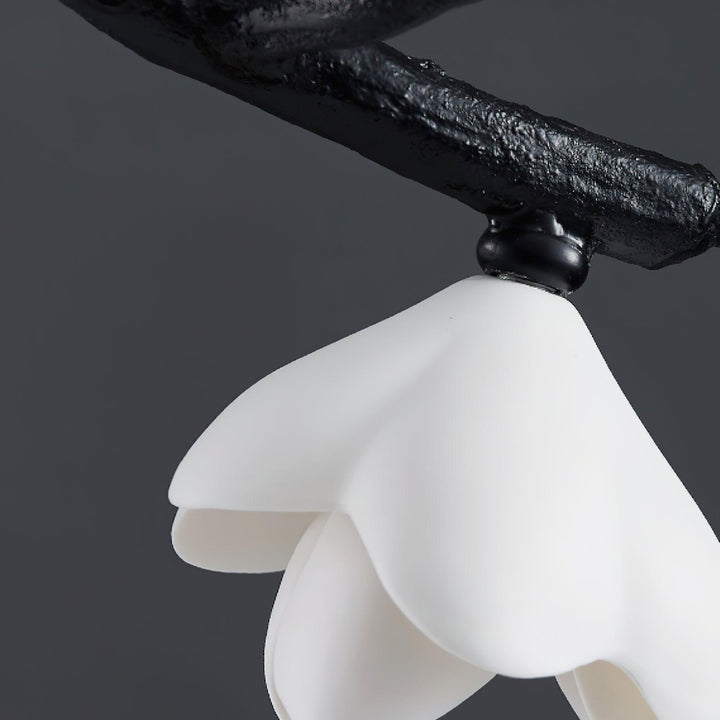 Lustra Suspension Lampe Arbre Noir et Cuivre avec Fruits Sauvages - Neutralighting