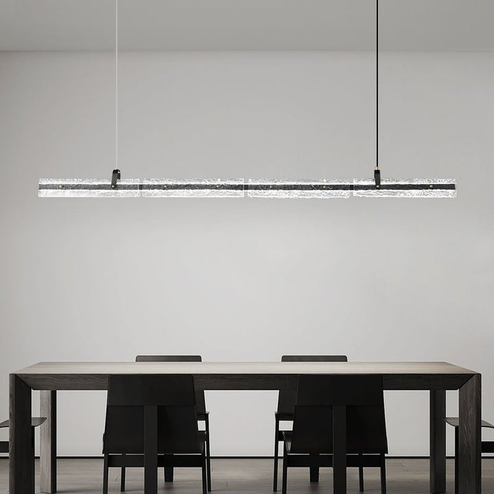 Cedorisra Luxe Glace Noir Verre Suspension - Neutralighting