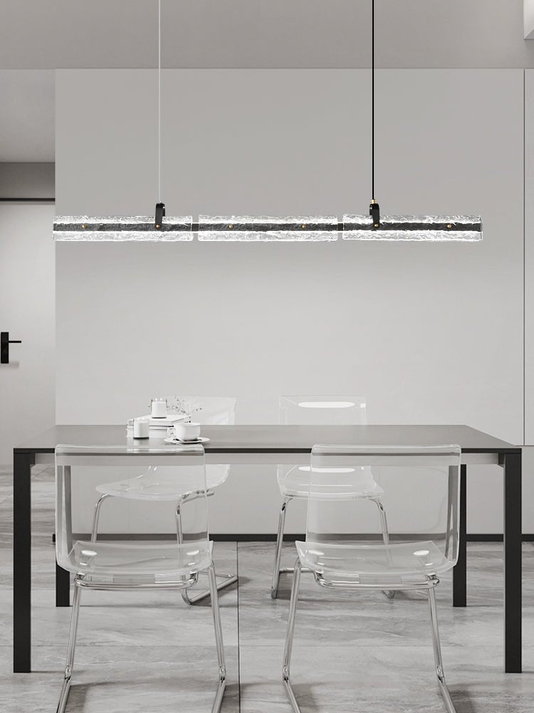 Cedorisra Luxe Glace Noir Verre Suspension - Neutralighting