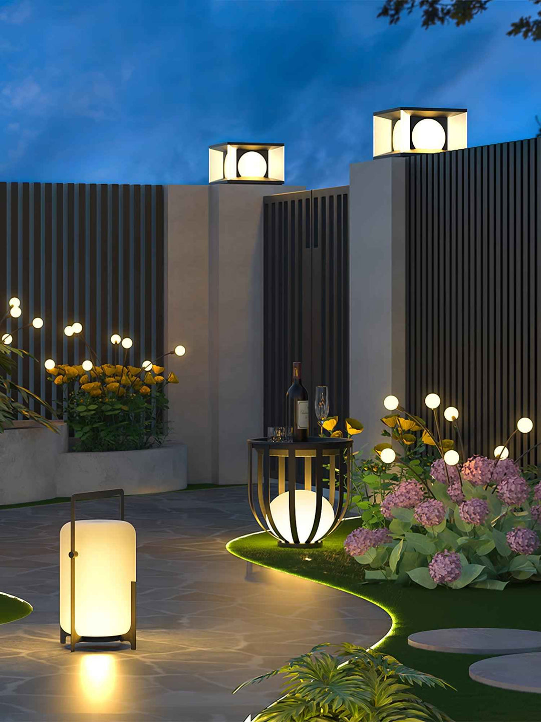 Lampe ne en Acier – Design Contemporain