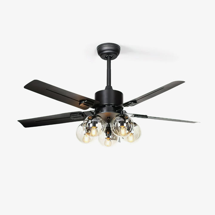 Zazoren Plafonnier Verre Noir Vintage - Neutralighting