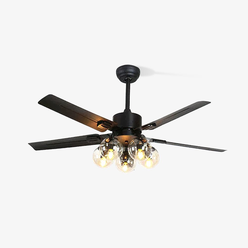 Zazoren Plafonnier Verre Noir Vintage - Neutralighting
