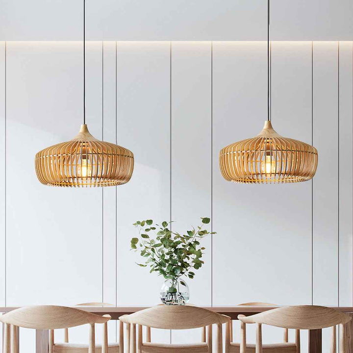 Suspension Domi en Bois – Suspension Contemporaine