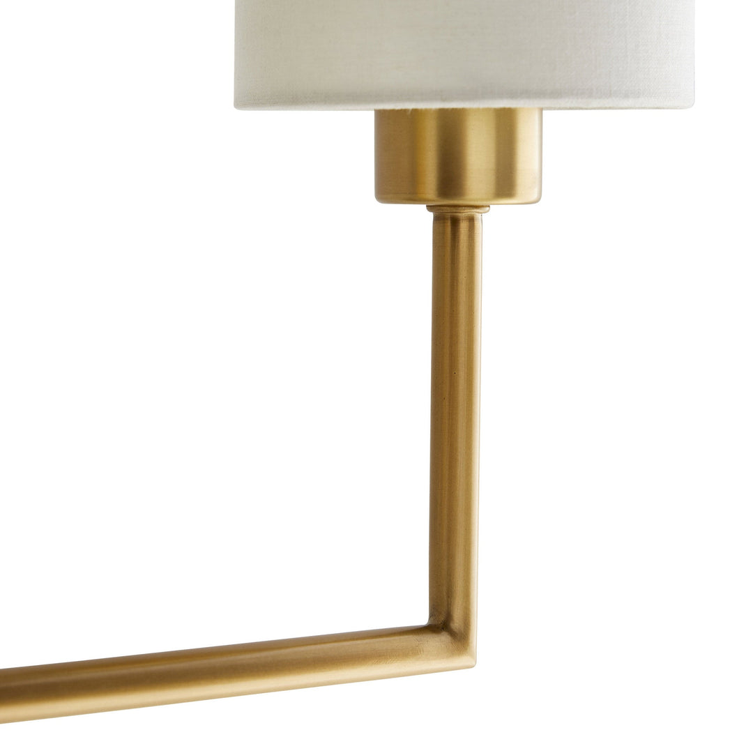 Qvistuvyj Moderne Minimaliste Métal Tissu Applique Murale - Neutralighting