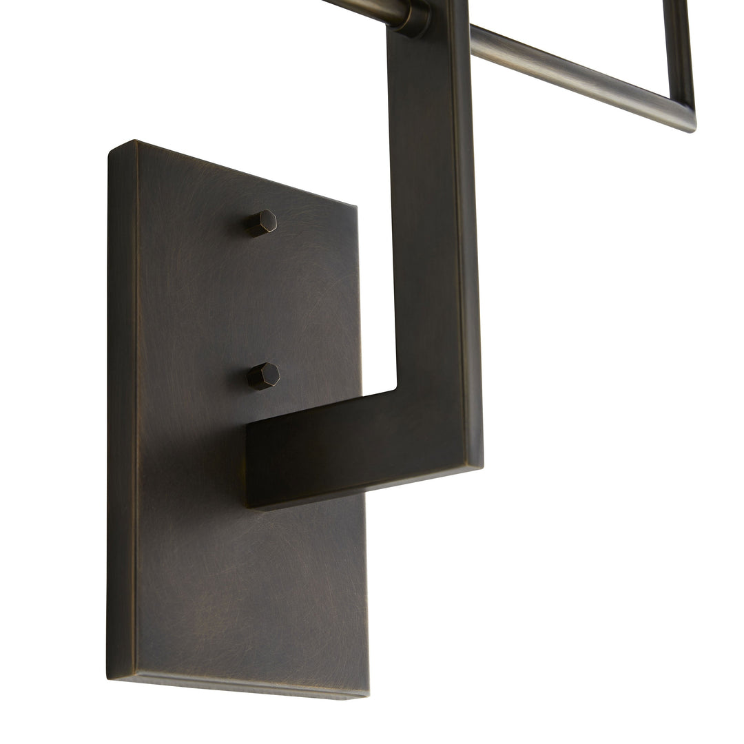 Qvistuvyj Moderne Minimaliste Métal Tissu Applique Murale - Neutralighting