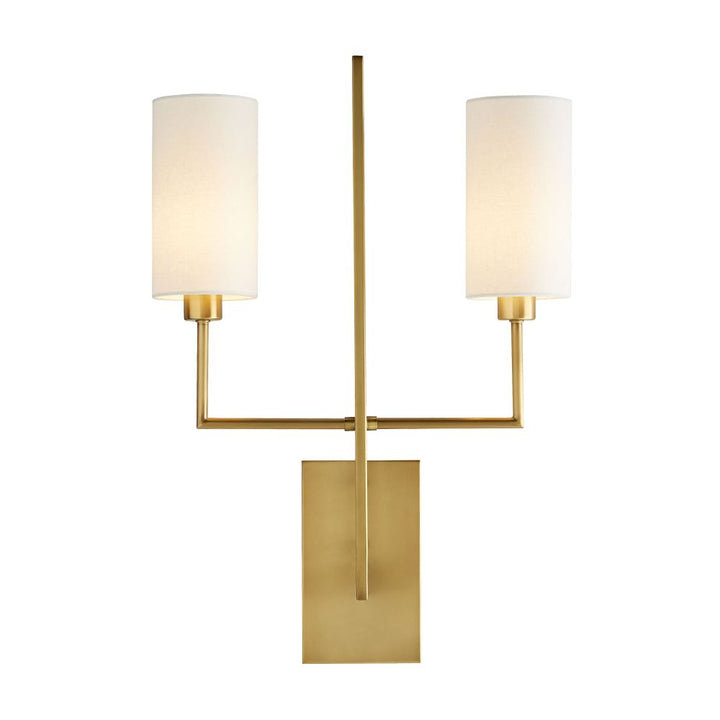 Qvistuvyj Moderne Minimaliste Métal Tissu Applique Murale - Neutralighting