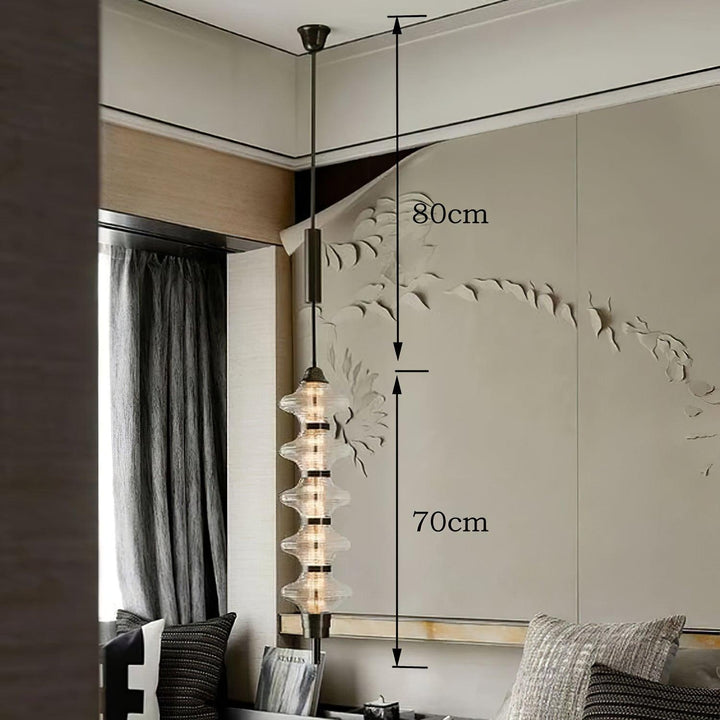 Vesperare Suspension en verre élégante - Neutralighting
