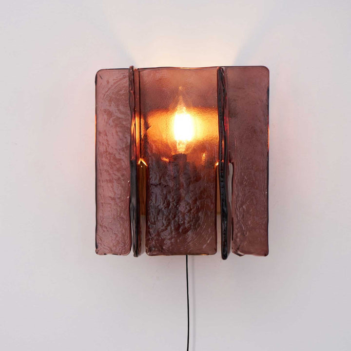 Lustra Wall Light Brass Glass Clear - Neutralighting