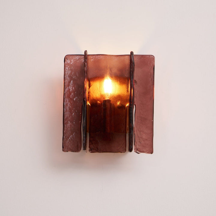 Lustra Wall Light Brass Glass Clear - Neutralighting
