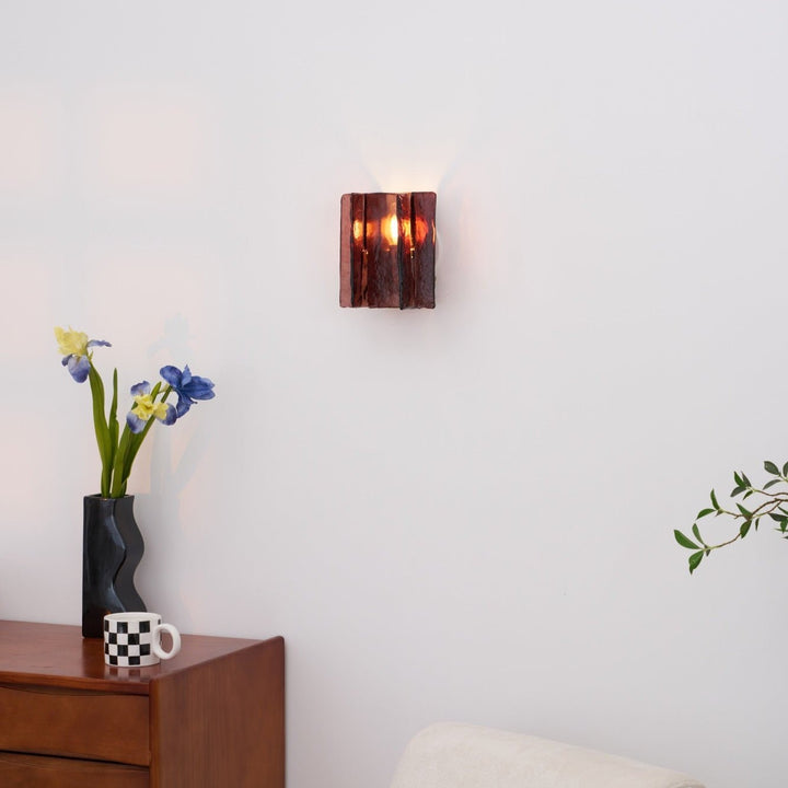 Lustra Wall Light Brass Glass Clear - Neutralighting