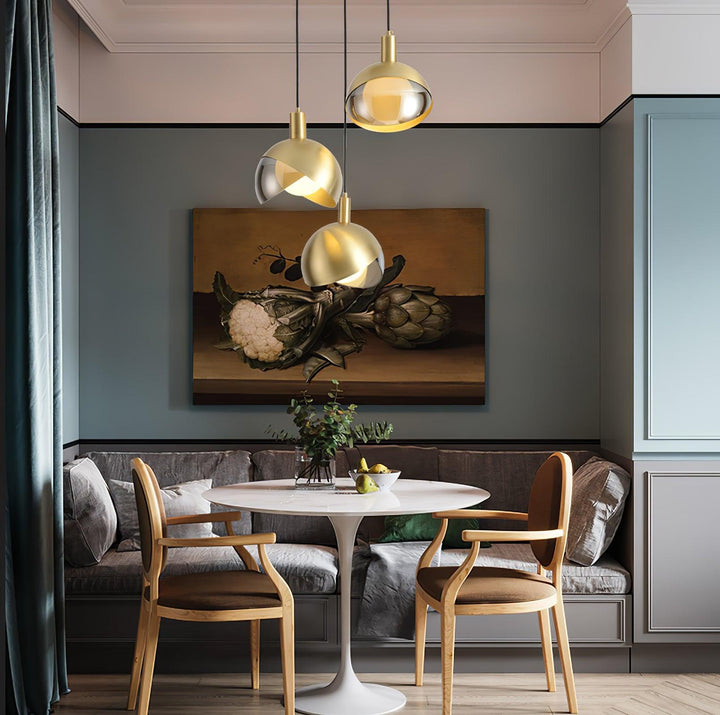 Solara Suspension Demi-Dôme Globe Mid-Century - Neutralighting