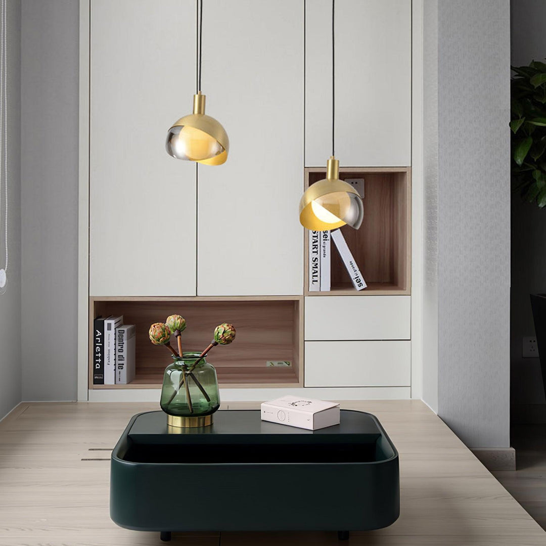Solara Suspension Demi-Dôme Globe Mid-Century - Neutralighting