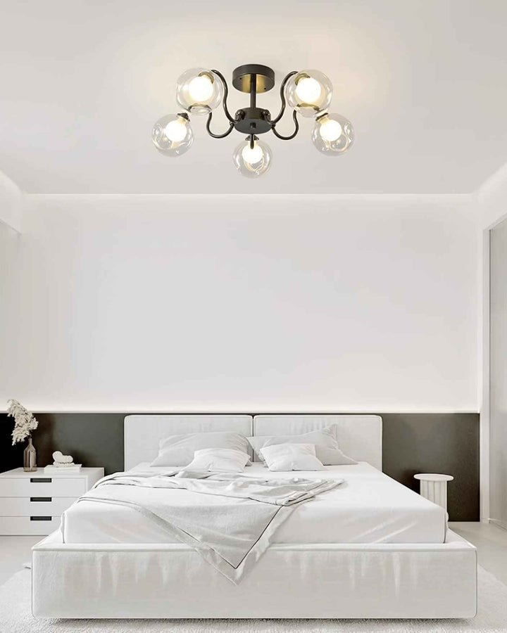 Lampe Orb en Laiton – Design Contemporain