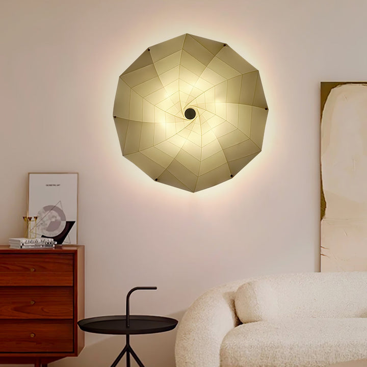 Vadorir Spiral Fabric Pendant Light - Neutralighting