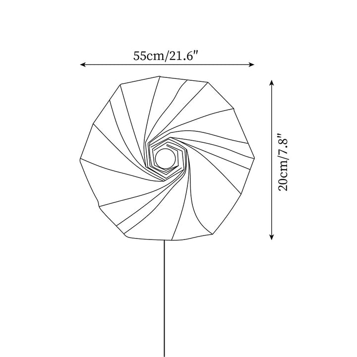 Echo Applique Murale Moderne LED Abat-jour Spiralé - Neutralighting