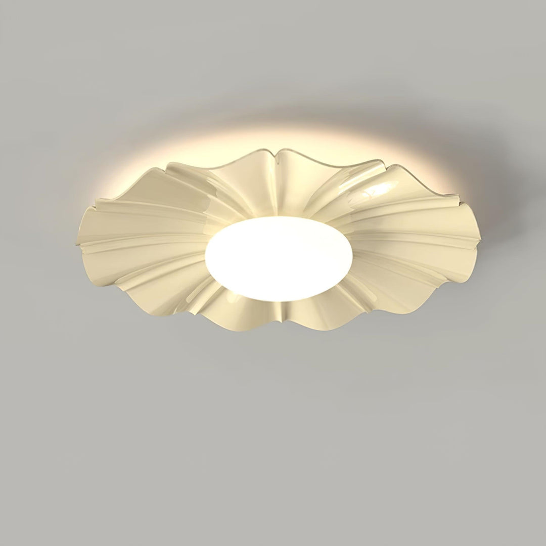 Lustra Plafonnier Or LED Sculpté pour Chambre - Neutralighting