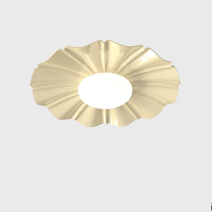 Lustra Plafonnier Or LED Sculpté pour Chambre - Neutralighting