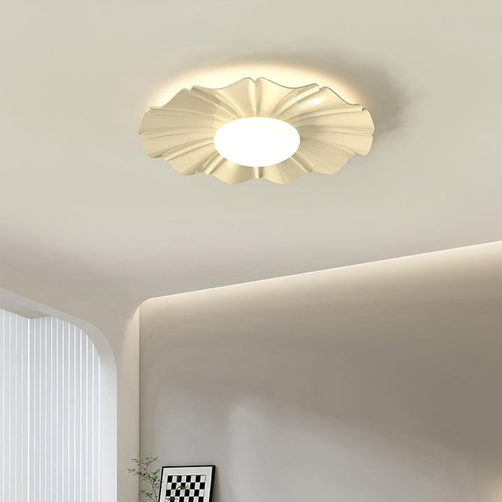 Lustra Plafonnier Or LED Sculpté pour Chambre - Neutralighting