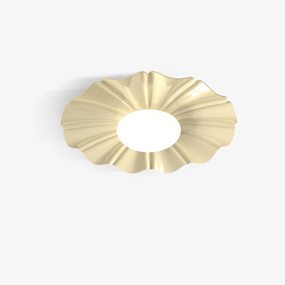 Lustra Plafonnier Or LED Sculpté pour Chambre - Neutralighting
