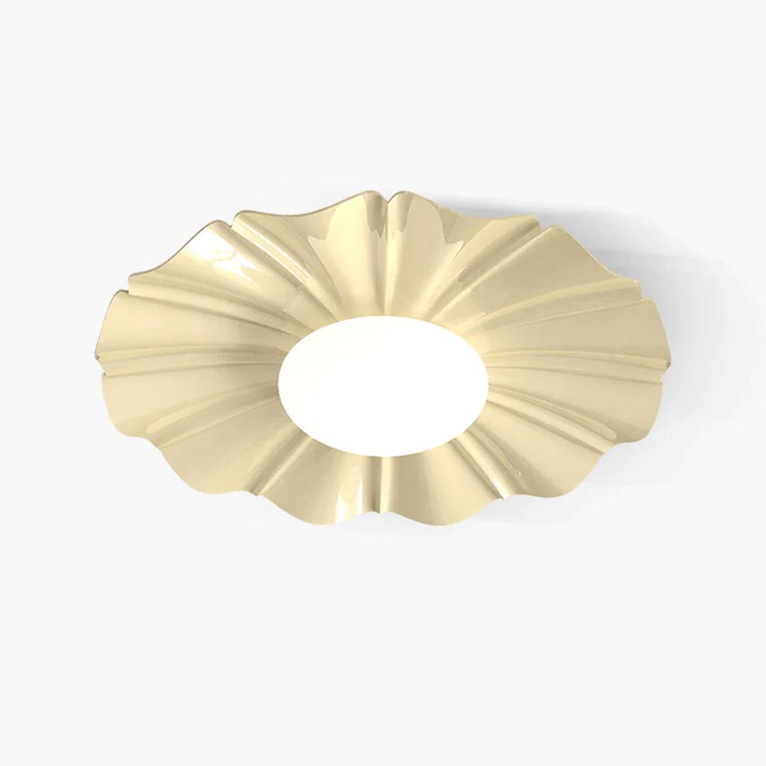Lustra Plafonnier Or LED Sculpté pour Chambre - Neutralighting