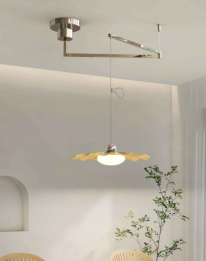 Lustra Suspension Laiton Acrylique Salle à Manger - Neutralighting