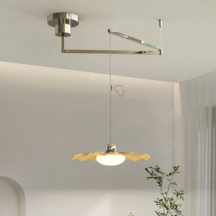 Lustra Suspension Laiton Acrylique Salle à Manger - Neutralighting
