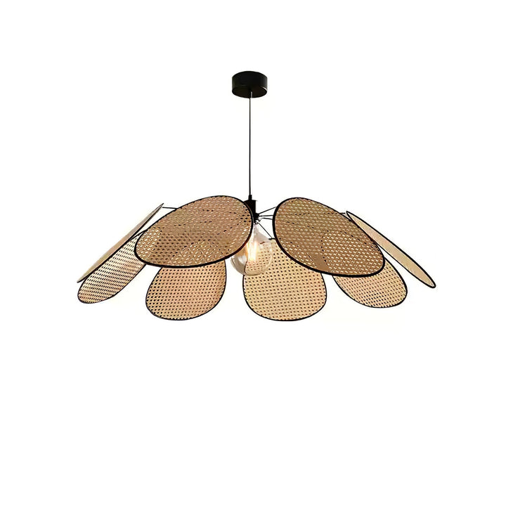 Orvara Lampe Pendante Pétale Rattan Fleur - Neutralighting