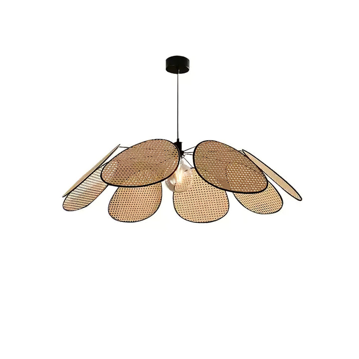 Orvara Lampe Pendante Pétale Rattan Fleur - Neutralighting