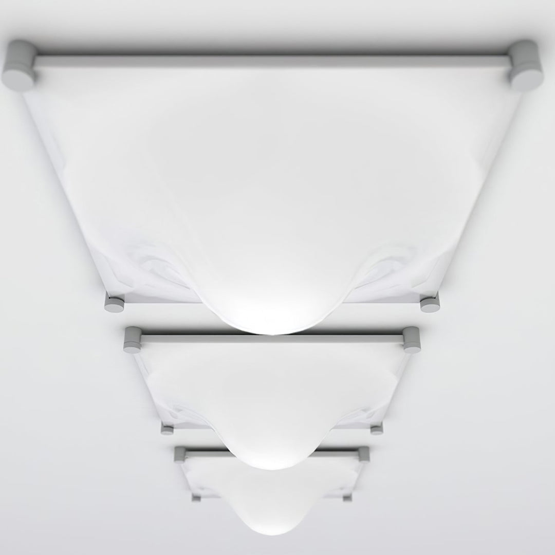 Bolla Lustre Plafonnier Blanc Doux Courbes Élégant - Neutralighting