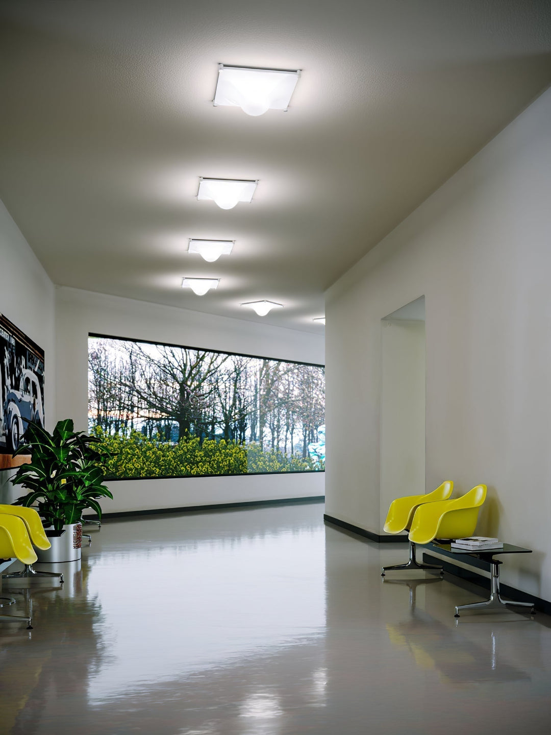 Bolla Lustre Plafonnier Blanc Doux Courbes Élégant - Neutralighting