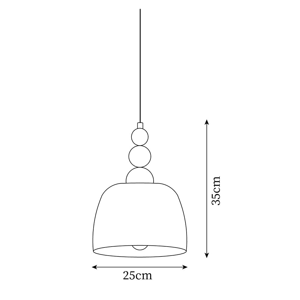 Pavine Suspension colorée à perles enfichables - Neutralighting