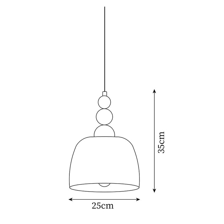 Pavine Suspension colorée à perles enfichables - Neutralighting