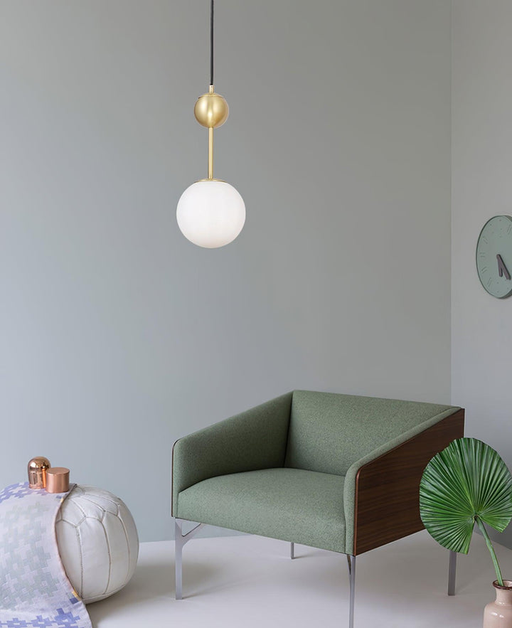 Aviaran Suspension Classique Laiton Verre - Neutralighting