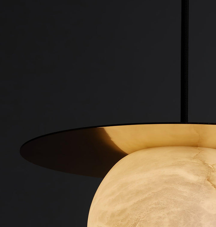 Nyvelyra Suspension Sphérique en Albâtre - Neutralighting