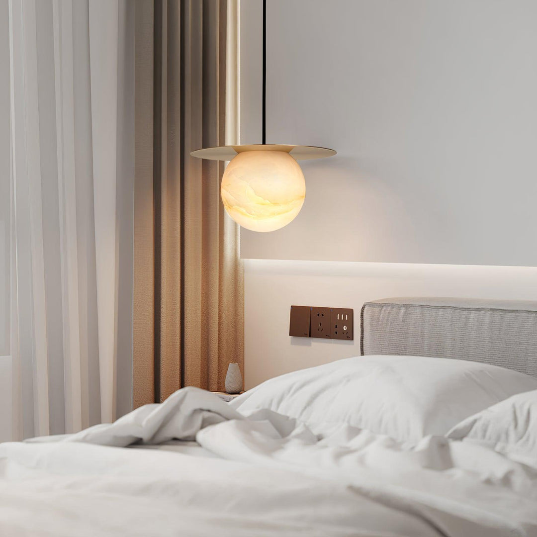 Nyvelyra Suspension Sphérique en Albâtre - Neutralighting