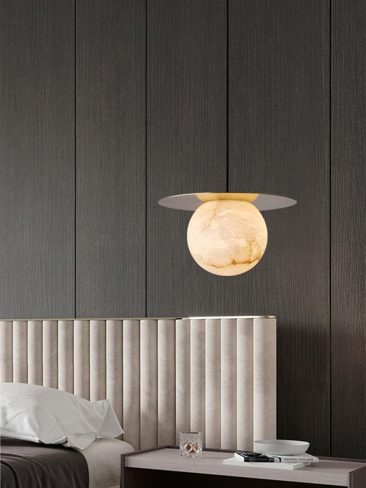 Nyvelyra Suspension Sphérique en Albâtre - Neutralighting