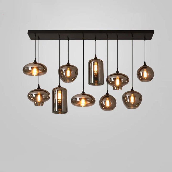 Talis Suspension en Verre Industrielle Chic - Neutralighting
