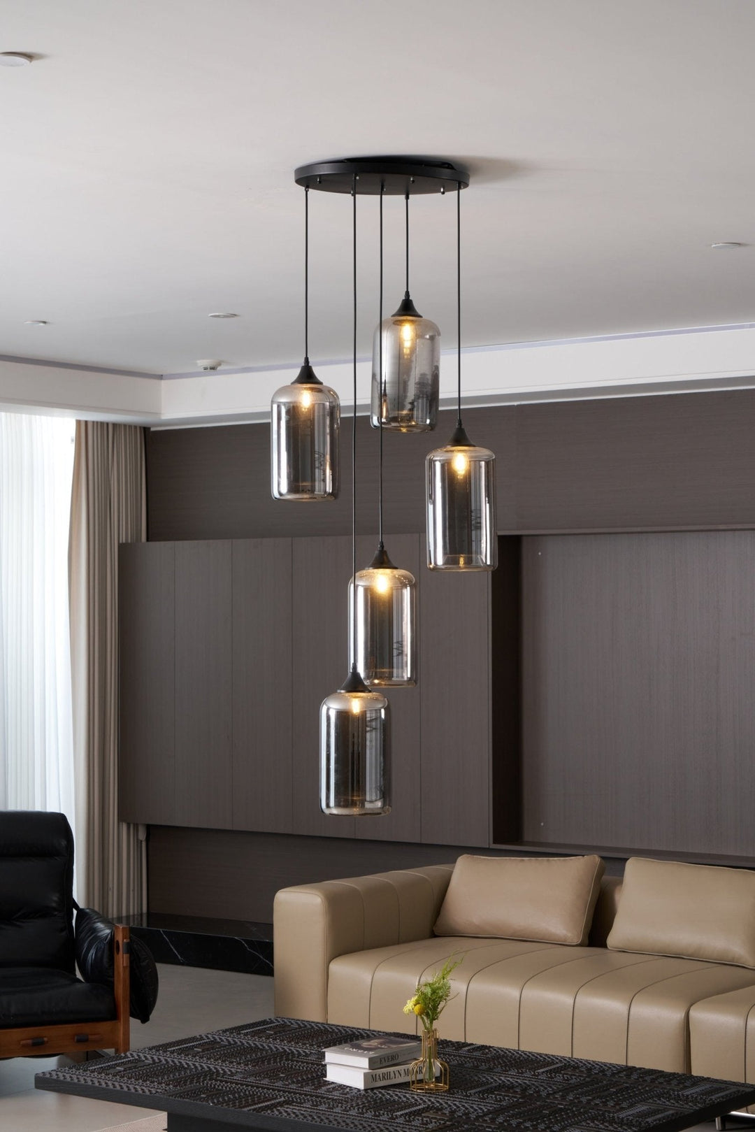 Mirelia Lampe Pendante Industrielle en Verre - Neutralighting