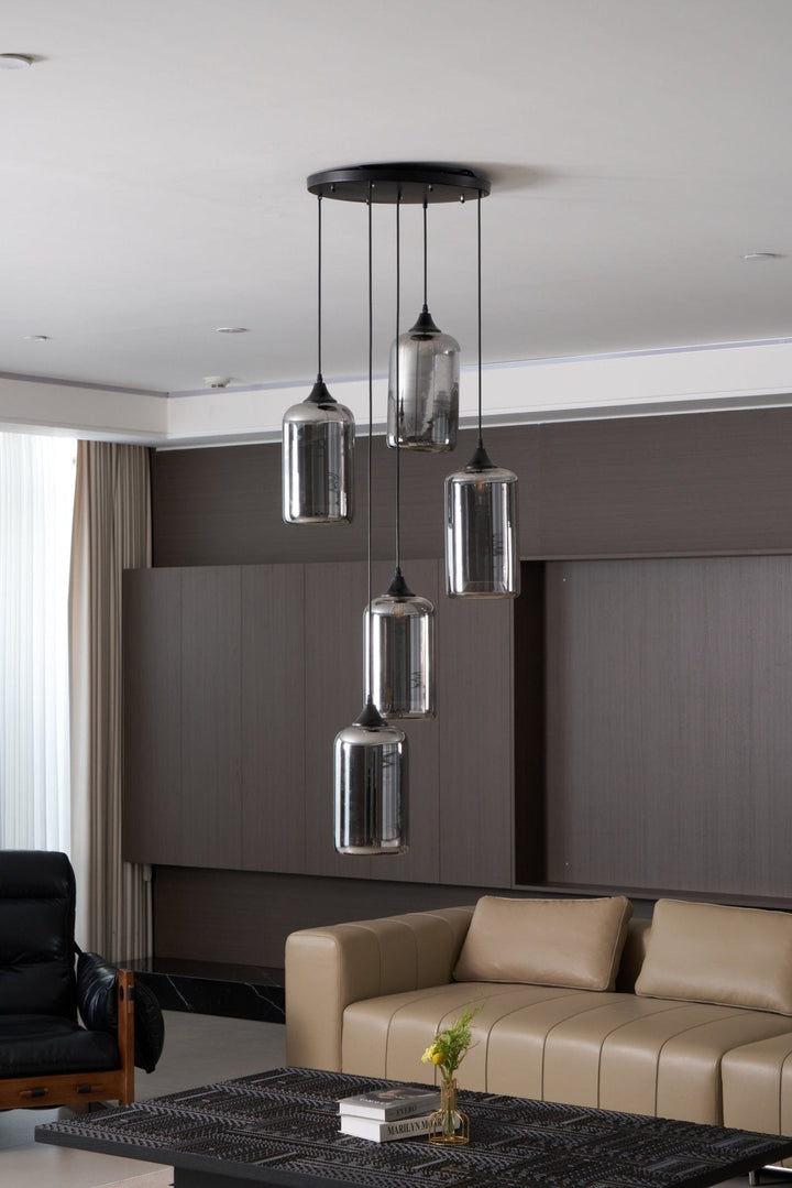 Mirelia Lampe Pendante Industrielle en Verre - Neutralighting