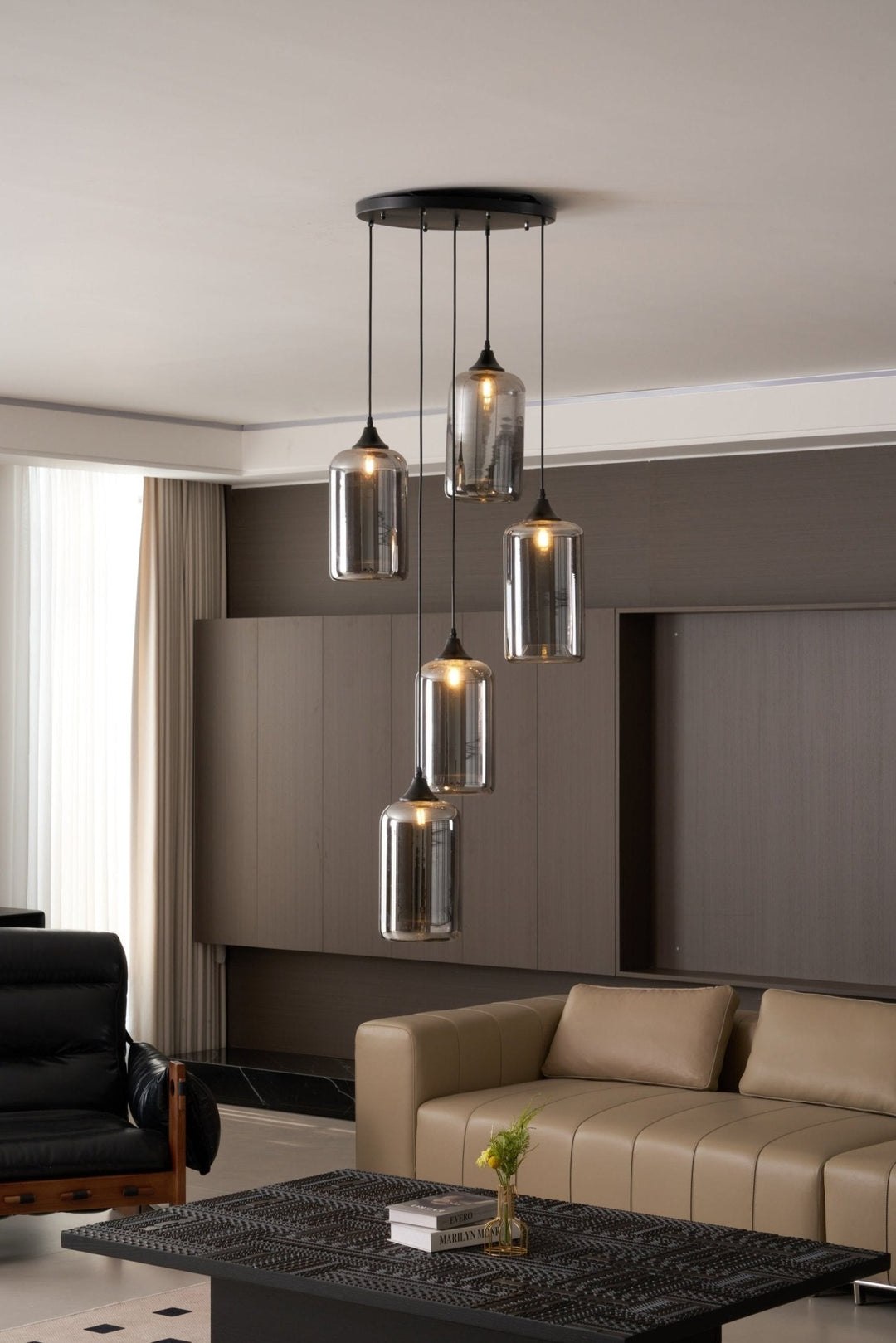 Talis Suspension en Verre Industrielle Chic - Neutralighting
