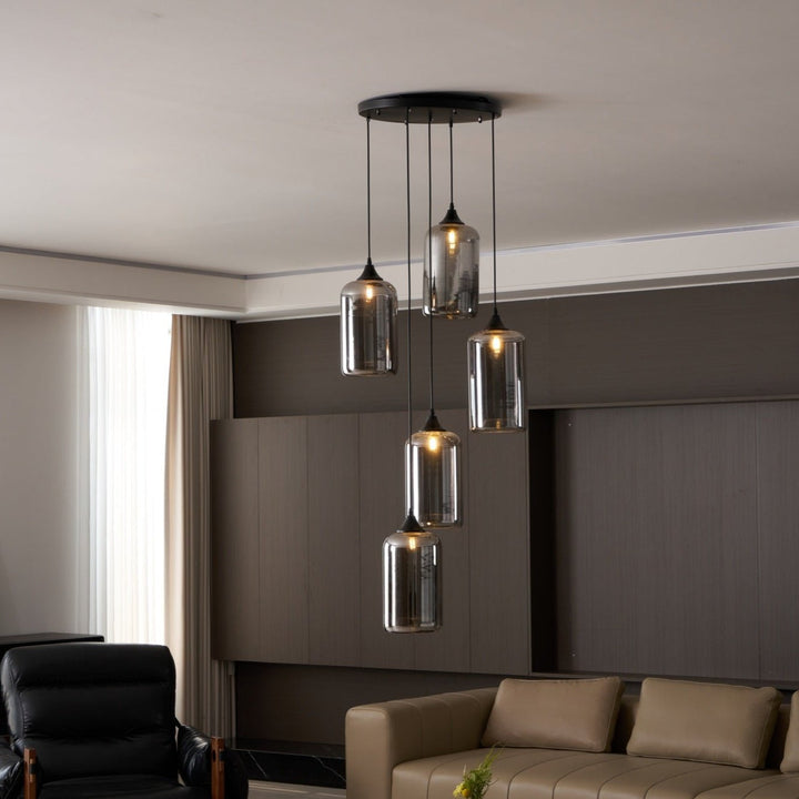 Talis Suspension en Verre Industrielle Chic - Neutralighting