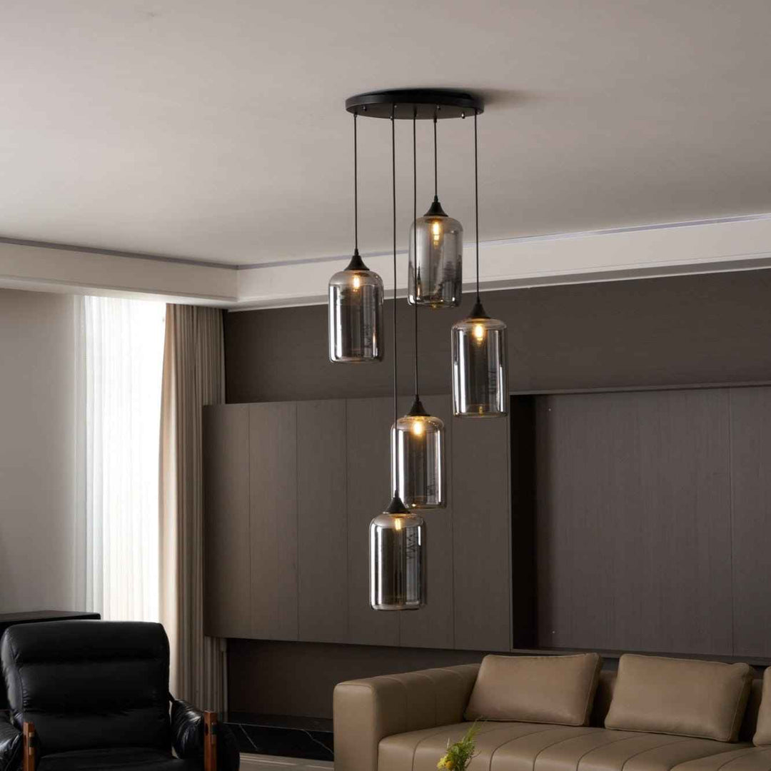 Mirelia Lampe Pendante Industrielle en Verre - Neutralighting