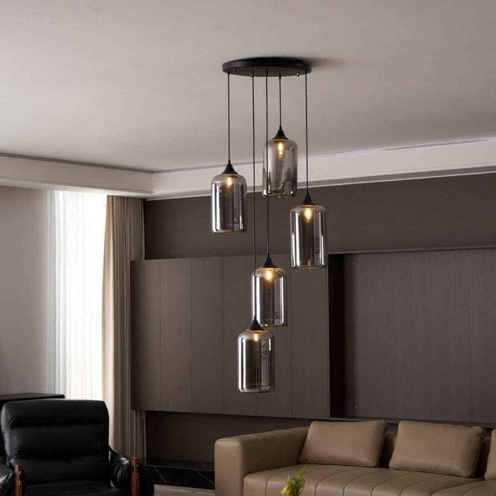 Mirelia Lampe Pendante Industrielle en Verre - Neutralighting