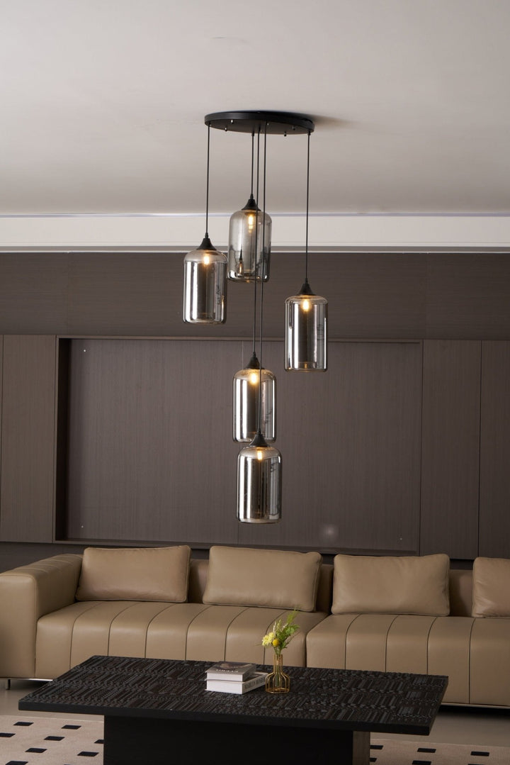 Mirelia Lampe Pendante Industrielle en Verre - Neutralighting