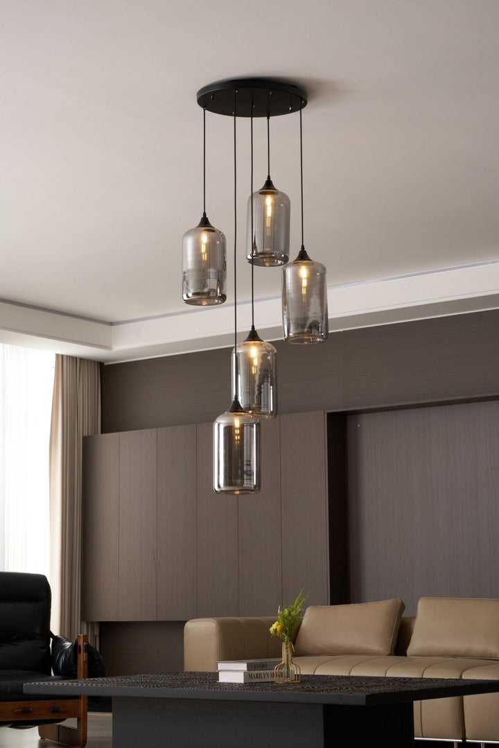 Talis Suspension en Verre Industrielle Chic - Neutralighting
