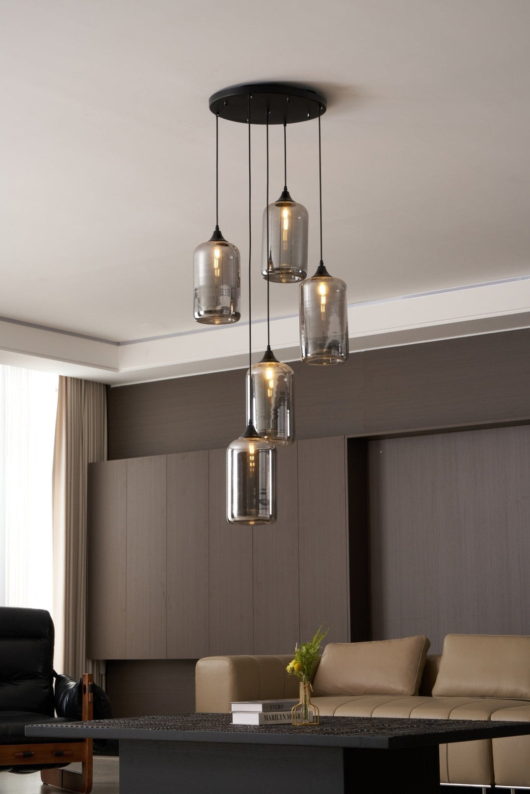 Mirelia Lampe Pendante Industrielle en Verre - Neutralighting